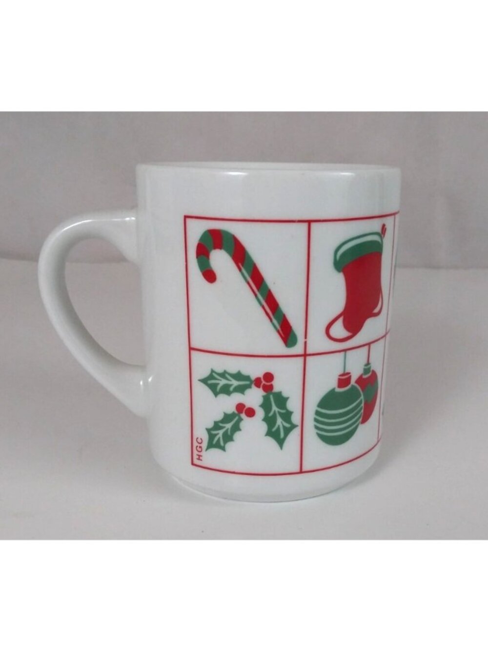 Vintage HGC Beautiful Christmas Collectible Coffee Cup